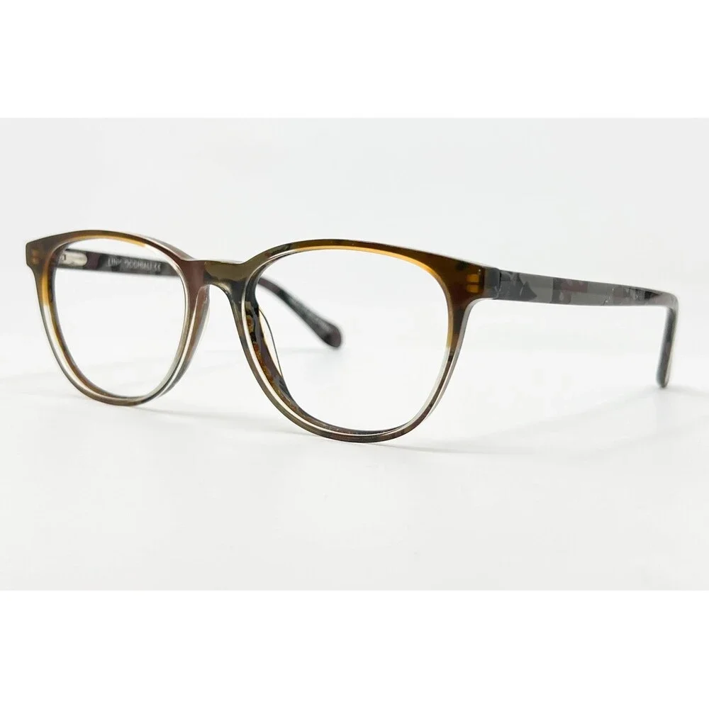 Link Occhiali Eyeglasses Womens Brown Tortoise 7175 C57 53-16-140